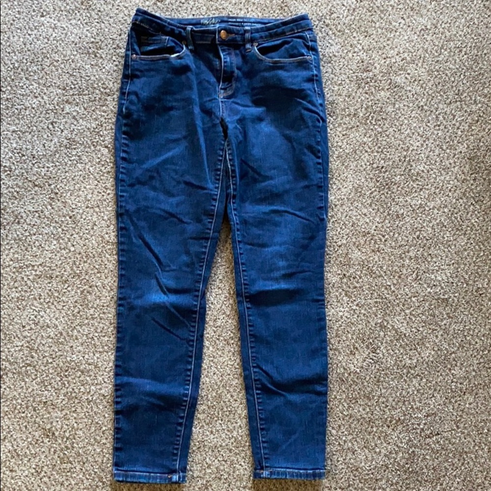 Skinny Blue Jeans